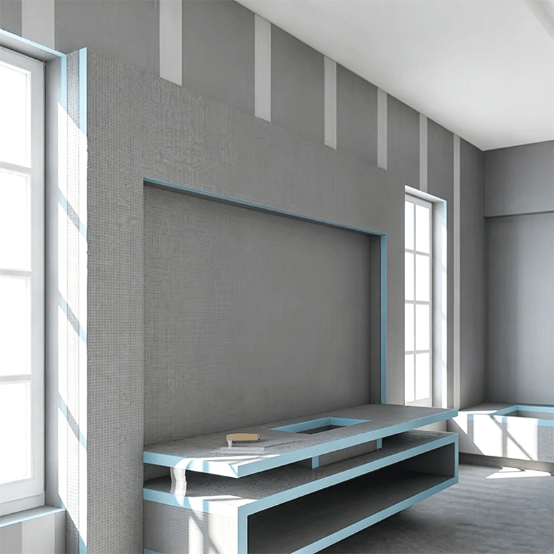 Легкая ударопрочная опорная плита для облицовки EIFS